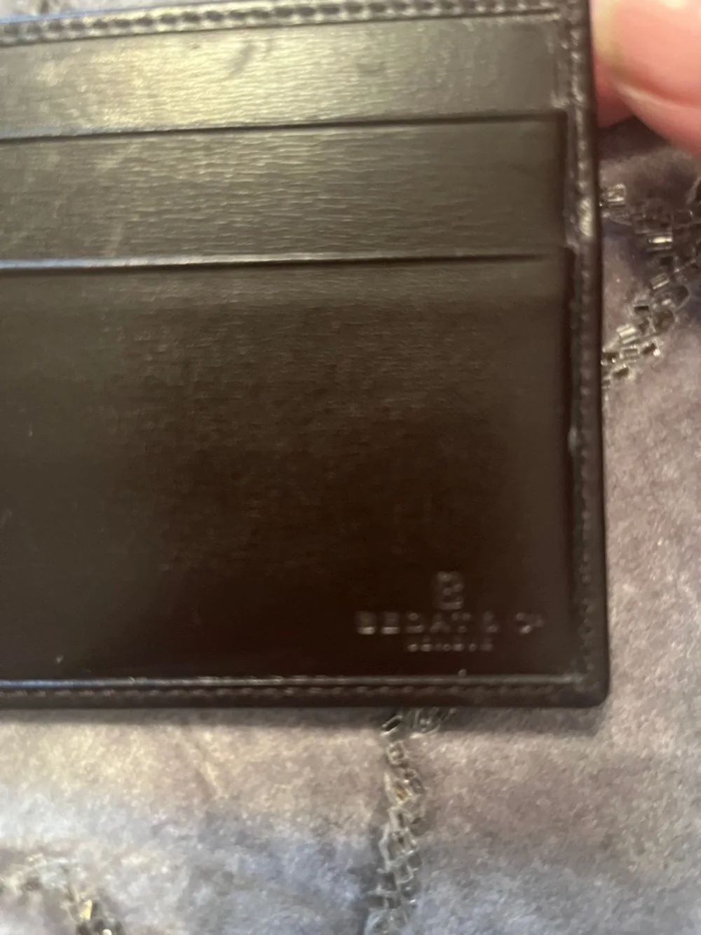 Bedat & CoMen's Leather Card & Key Holder Wallet - Dark Brown